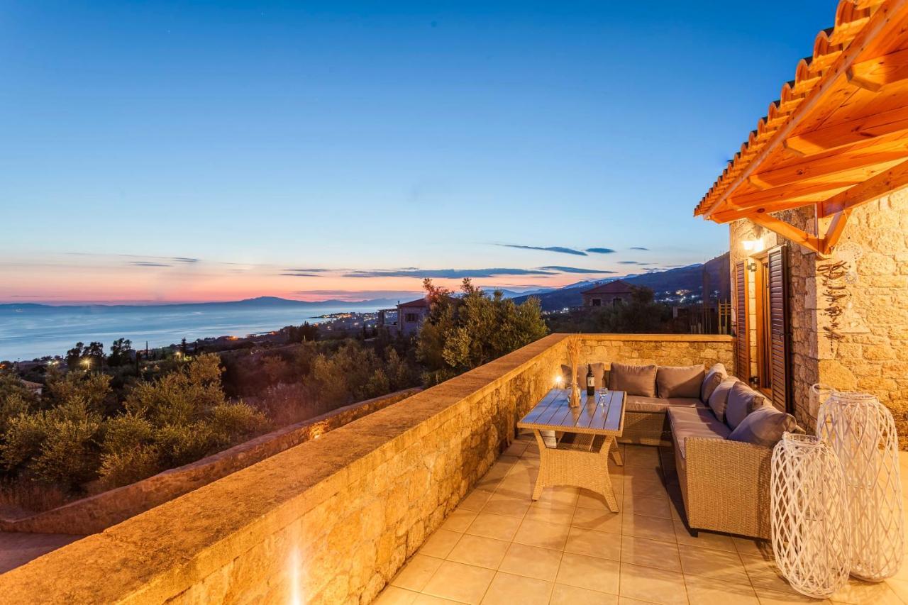 Lévktron Mani Panoramic Seaviews - Luxury Summer Haven מראה חיצוני תמונה