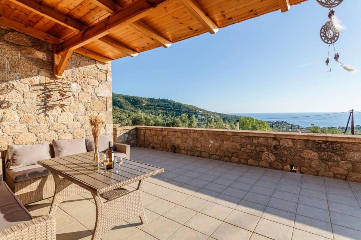Lévktron Mani Panoramic Seaviews - Luxury Summer Haven מראה חיצוני תמונה