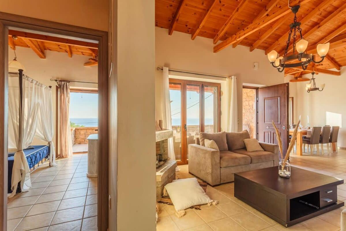 Lévktron Mani Panoramic Seaviews - Luxury Summer Haven מראה חיצוני תמונה